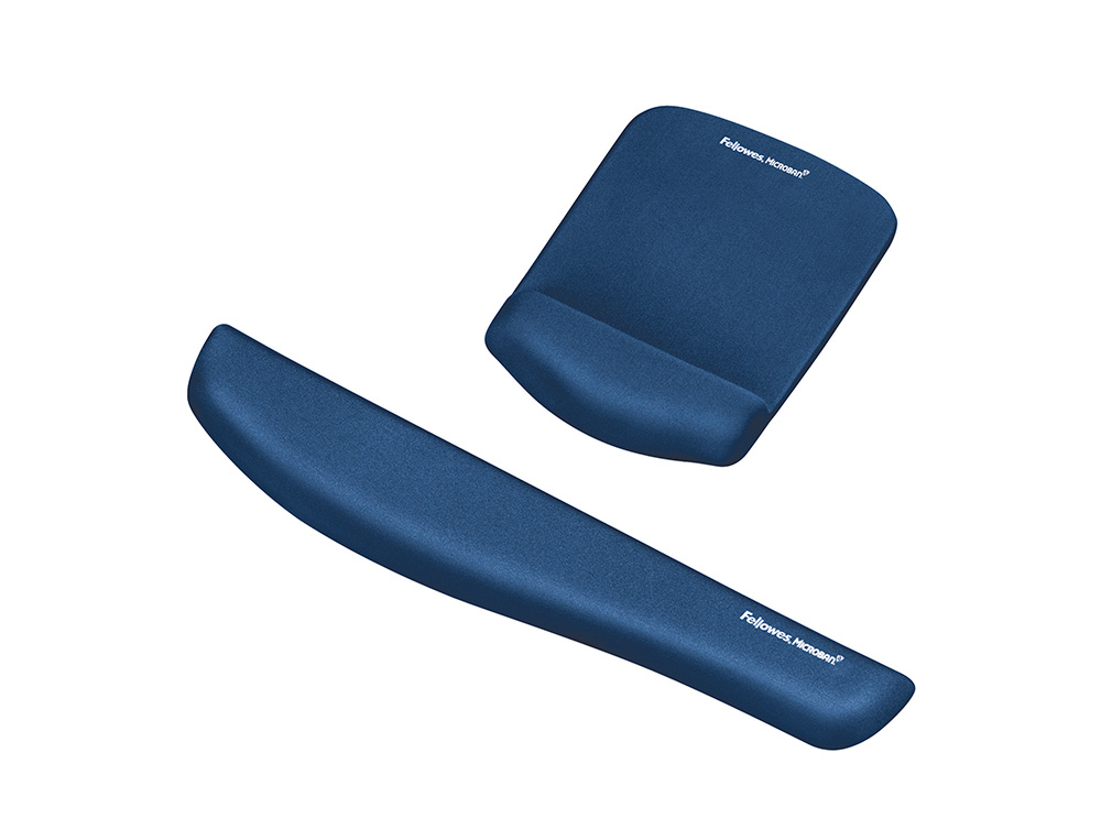 ALFOMBRILLAS FELLOWES PARA RATON FOAM FUSION PLUSH TOUCH AZUL 25X184X238 MM