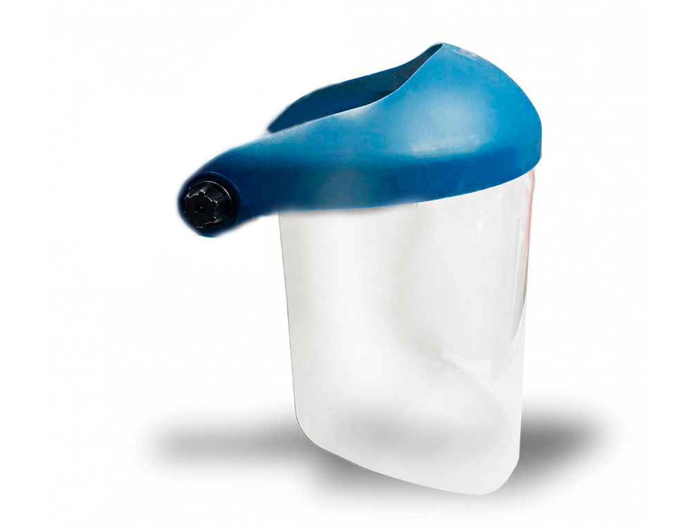 PANTALLA PARA CASCO FARU A20C CON VISERA Y PROTECTOR BARBILLA AZUL 200X300 MM