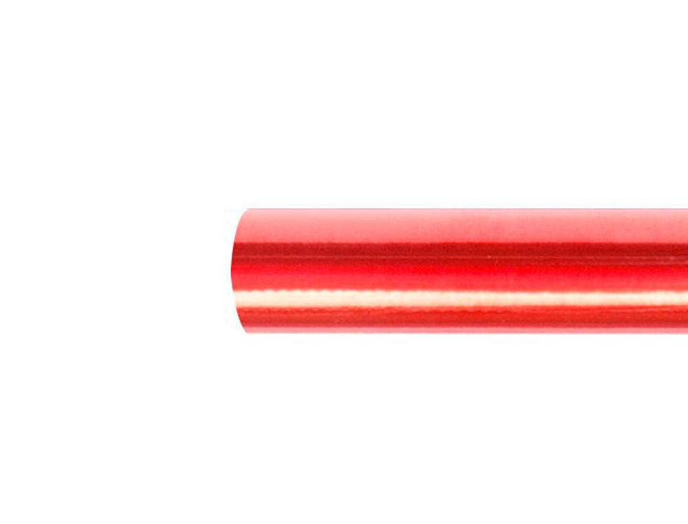 PAPEL METALIZADO ROJO ROLLO CONTINUO DE 0,5 X 10 MT