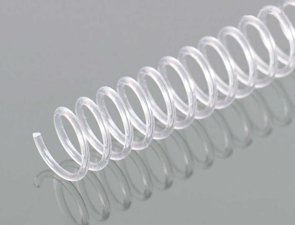ESPIRAL PLASTICO Q-CONNECT TRANSPARENTE 32 5:1 10MM 1,8MM CAJA DE 100 UNIDADES