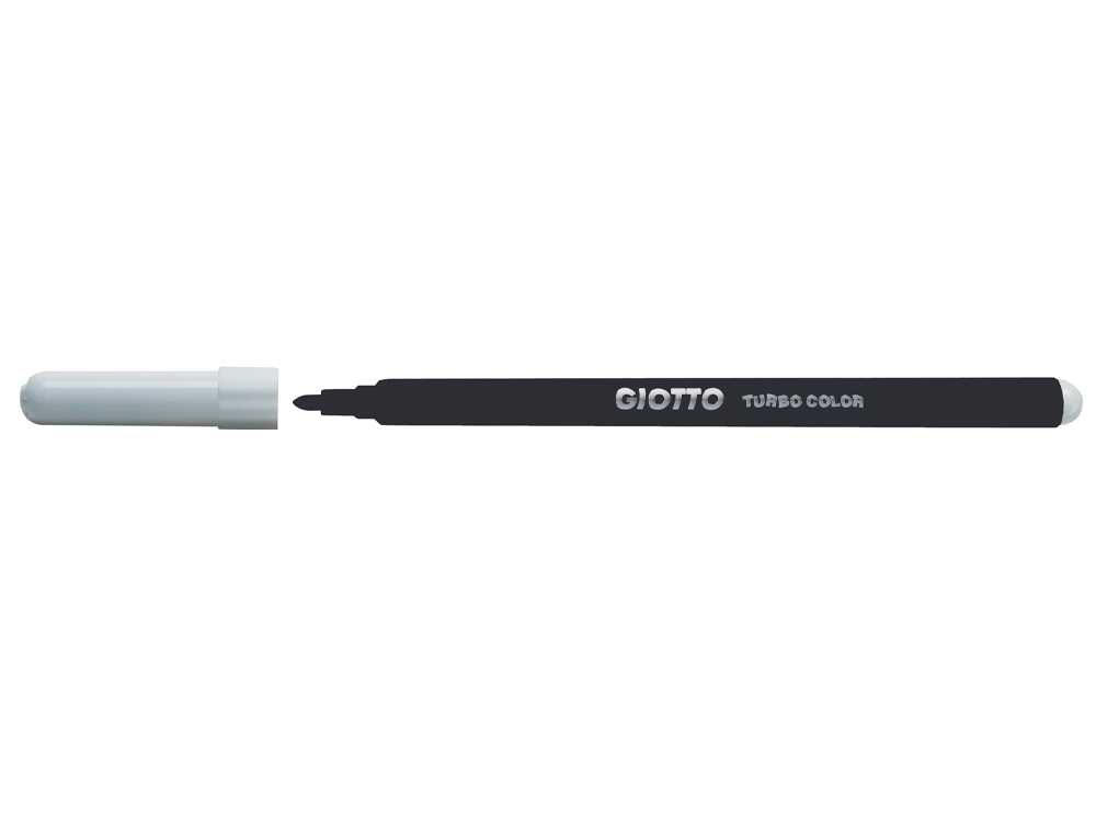 ROTULADOR GIOTTO TURBO COLOR LAVABLE CON PUNTA BLOQUEADA UNICOLOR NEGRO