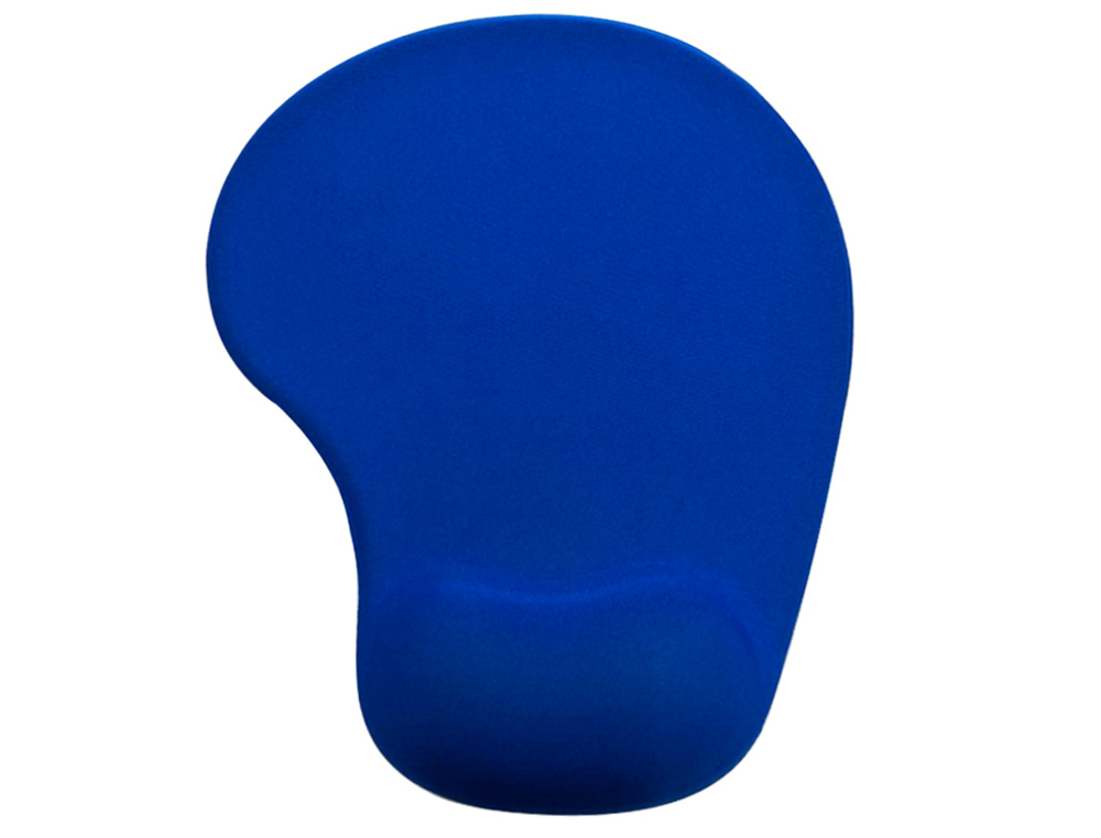 ALFOMBRILLA PARA RATON Q-CONNECT REPOSAMUÑECAS DE GEL COLOR AZUL 190X230X20 MM