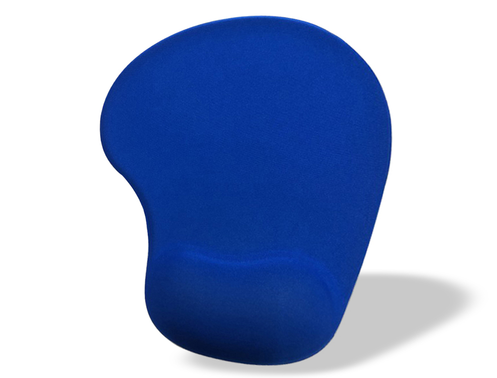 ALFOMBRILLA PARA RATON Q-CONNECT REPOSAMUÑECAS DE GEL COLOR AZUL 190X230X20 MM