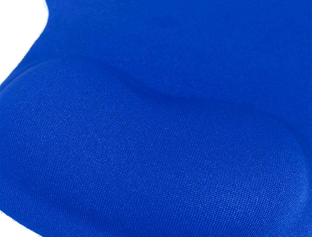 ALFOMBRILLA PARA RATON Q-CONNECT REPOSAMUÑECAS DE GEL COLOR AZUL 190X230X20 MM