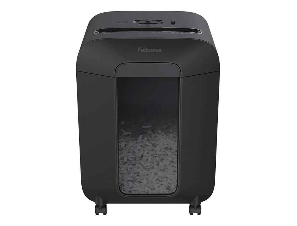 DESTRUCTORA DE DOCUMENTOS FELLOWES LX-85 CAPACIDAD DE CORTE 12 HOJAS P4 DESTRUYE GRAPAS CLIPS Y TARJETAS