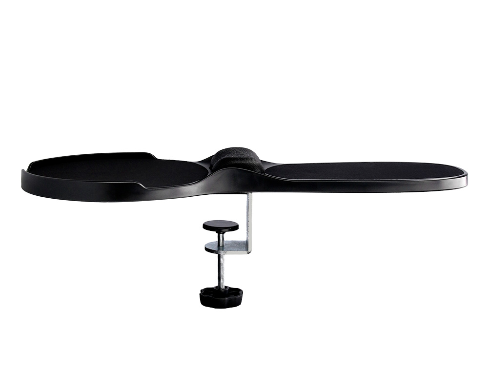 REPOSABRAZOS ERGONOMICO Q-CONNECT CON ALFOMBRILLA DE RATON Y APOYO DE MUÑECA COLOR NEGRO 220X140X480 MM