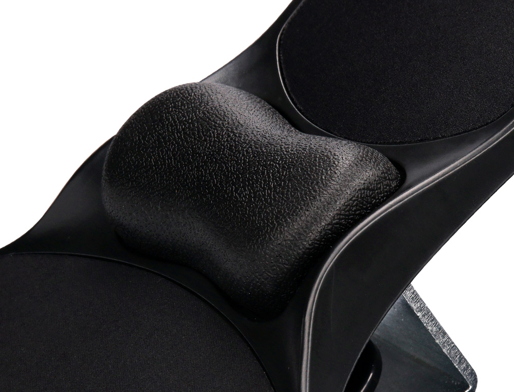 REPOSABRAZOS ERGONOMICO Q-CONNECT CON ALFOMBRILLA DE RATON Y APOYO DE MUÑECA COLOR NEGRO 220X140X480 MM