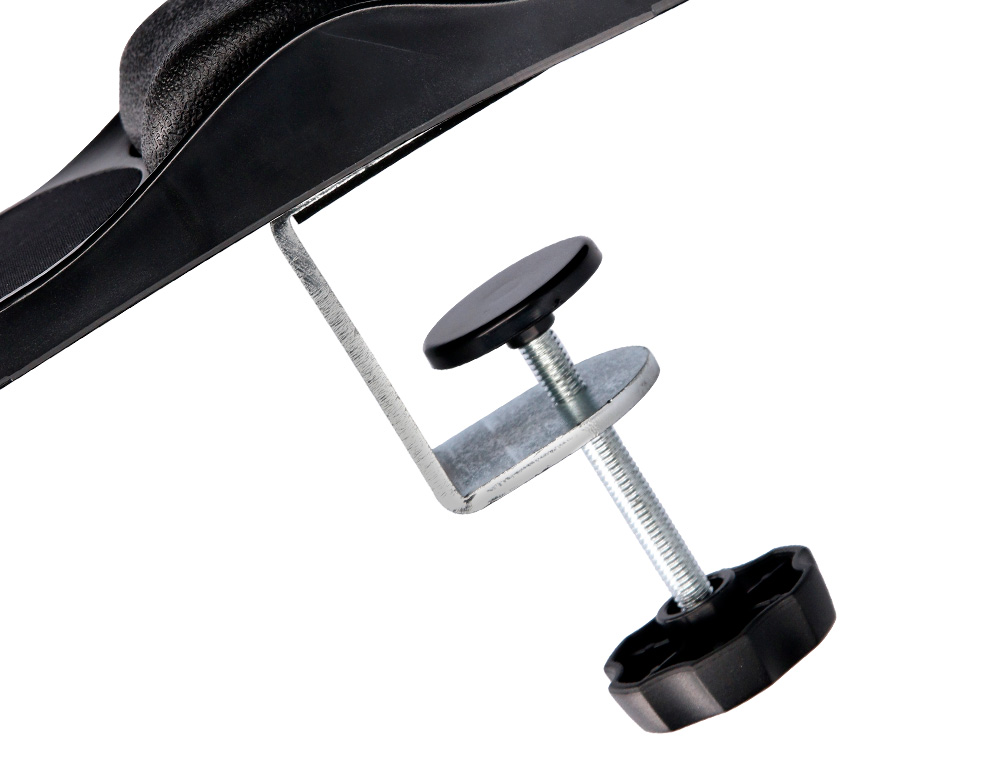 REPOSABRAZOS ERGONOMICO Q-CONNECT CON ALFOMBRILLA DE RATON Y APOYO DE MUÑECA COLOR NEGRO 220X140X480 MM