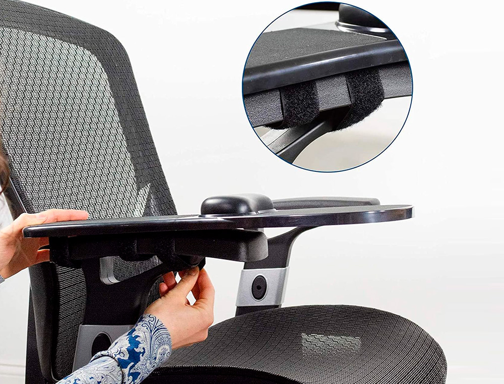 REPOSABRAZOS ERGONOMICO Q-CONNECT CON ALFOMBRILLA DE RATON Y APOYO DE MUÑECA COLOR NEGRO 220X140X480 MM