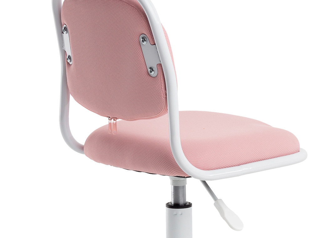 SILLA Q-CONNECT INFANTIL BARI ESCRITORIO COLOR ROSA ALT MAX 795 ANC 390 PROF 350 MM