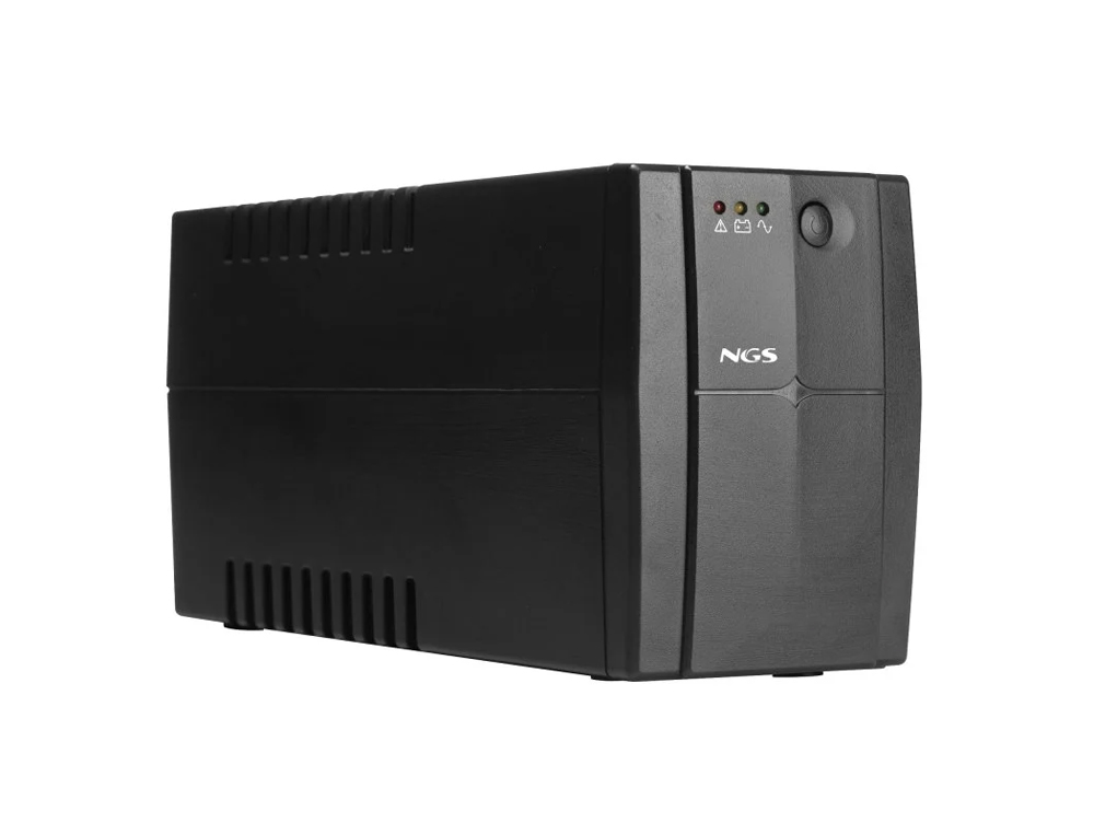 SAI NGS FORTRESS 1200 V3 BATERIA 800 VA CON 2 TOMAS CORRIENTE SCHUKO PLUG OFF LINE UPS 480W FUNCION AVR