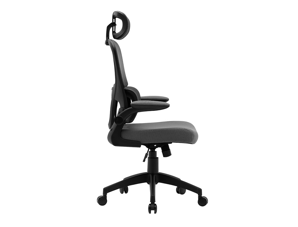 SILLA Q-CONNECT DIRECCION SORRENTO MALLA BASE METALICA ALT MAX 1320 ANC 650 PROF 600 MM RUEDAS PREMIUM GRIS