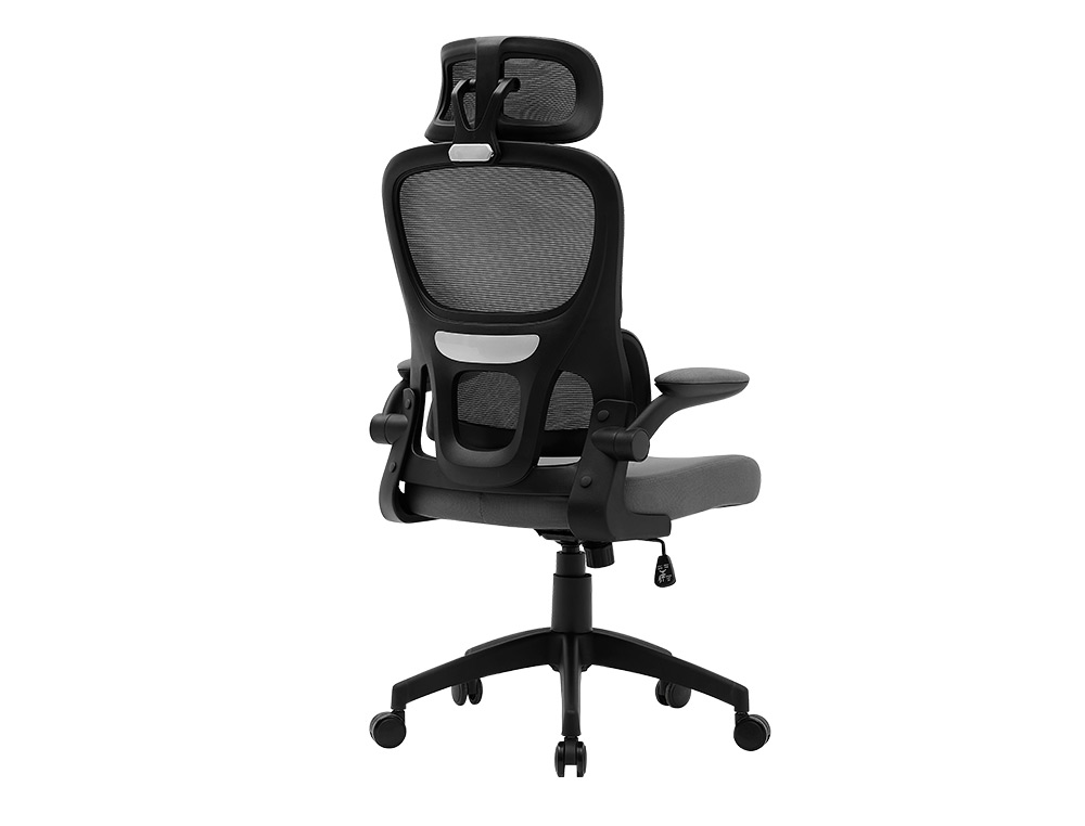 SILLA Q-CONNECT DIRECCION SORRENTO MALLA BASE METALICA ALT MAX 1320 ANC 650 PROF 600 MM RUEDAS PREMIUM GRIS