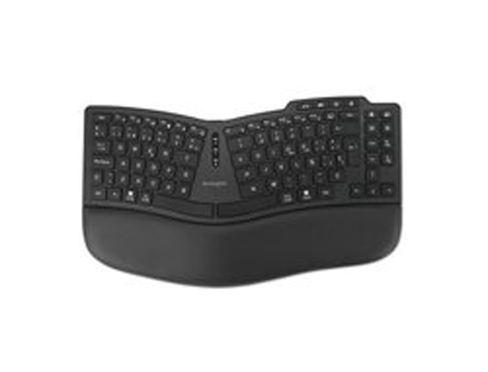 TECLADO KENSINGTON PRO FIT ERGO KB675 EQ TKL ERGONOMICO INALAMBRICO COLOR NEGRO