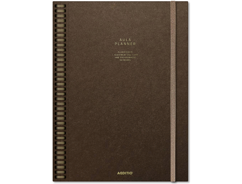 CUADERNO AULA PLANNER ADDITIO DIN A4 160 PAGINAS PLAN ANUAL Y MENSUAL CON PROGRAMACION Y EVALUACION CATALAN