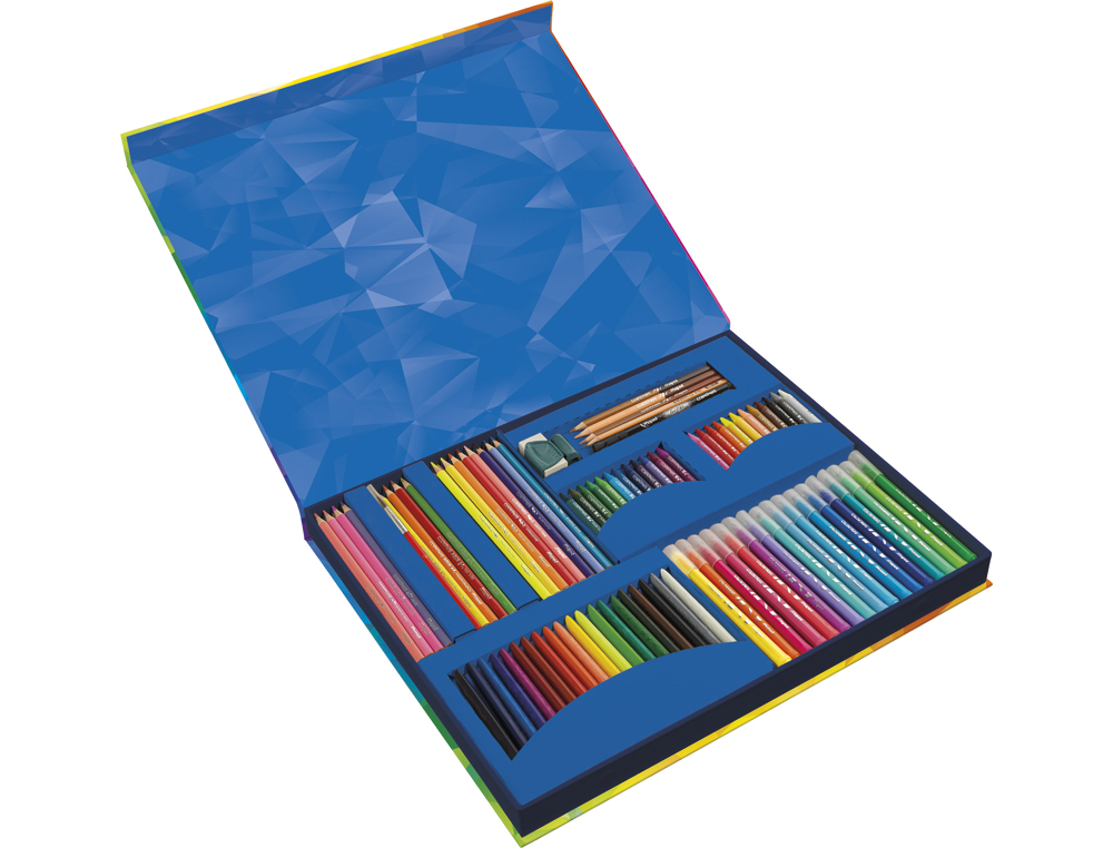ESTUCHE PINTURA MAPED COLOR PEPS KIT DE 150 PIEZAS SURTIDAS