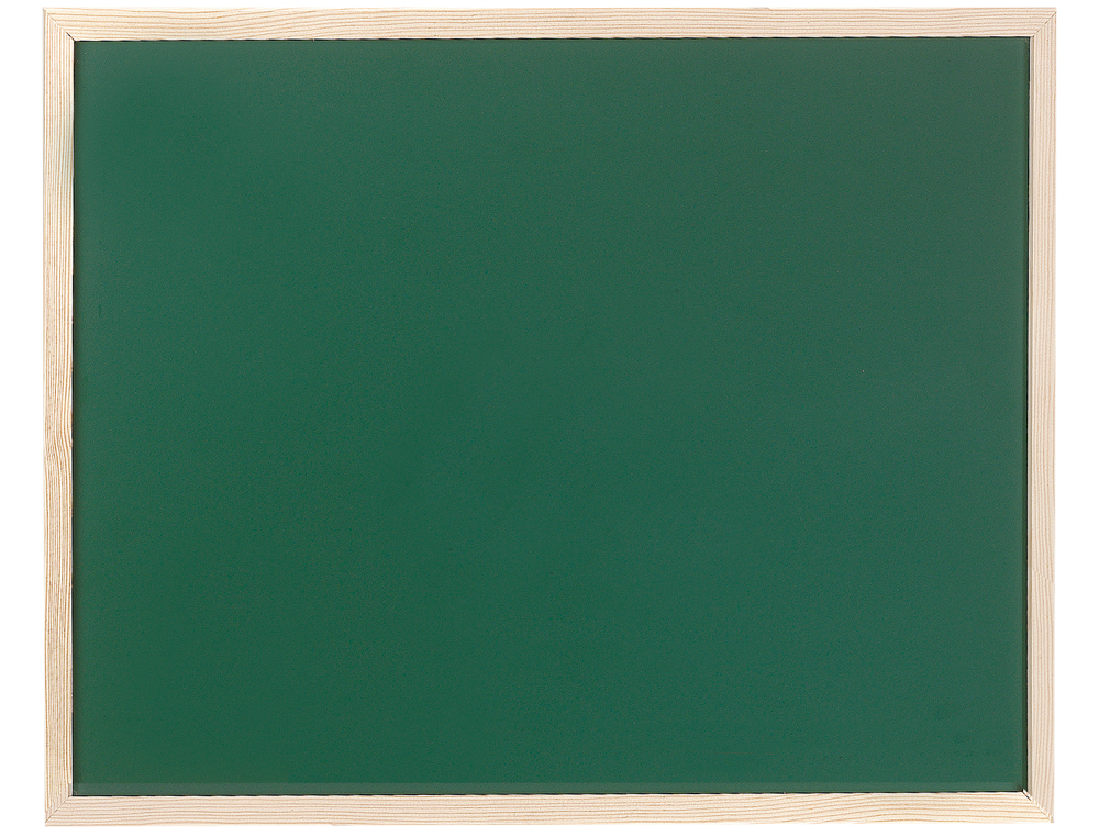 PIZARRA VERDE Q-CONNECT MARCO DE MADERA 60X40 CM SIN REPISA