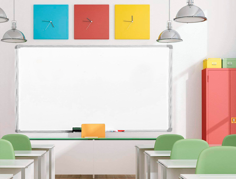 PIZARRA BLANCA Q-CONNECT LAMINADA MARCO DE ALUMINIO 200X100 CM