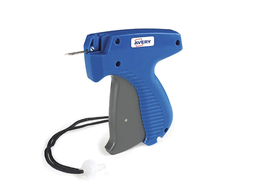 PISTOLA DE NAVETES SUJETA ETIQUETAS AVERY TGS001 USO CONVENCIONAL Y TEXTIL