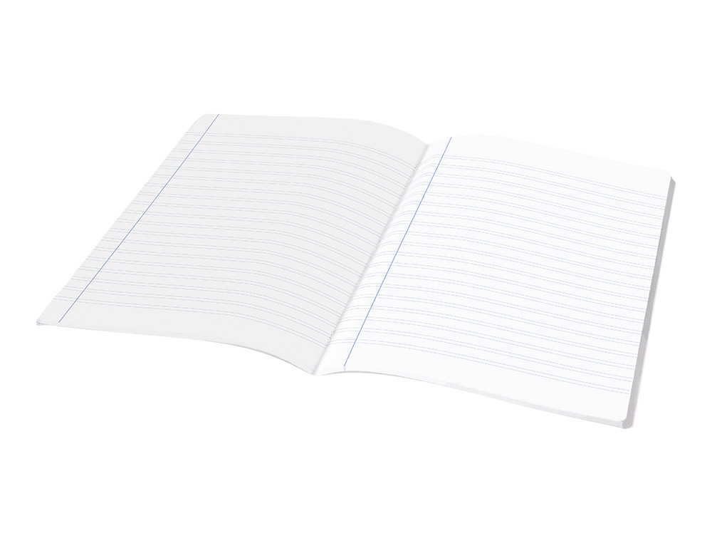 LIBRETA LIDERPAPEL SCRIPTUS A4 48 HOJAS 90G/M2 PAUTA 4 3.5MM CON MARGEN