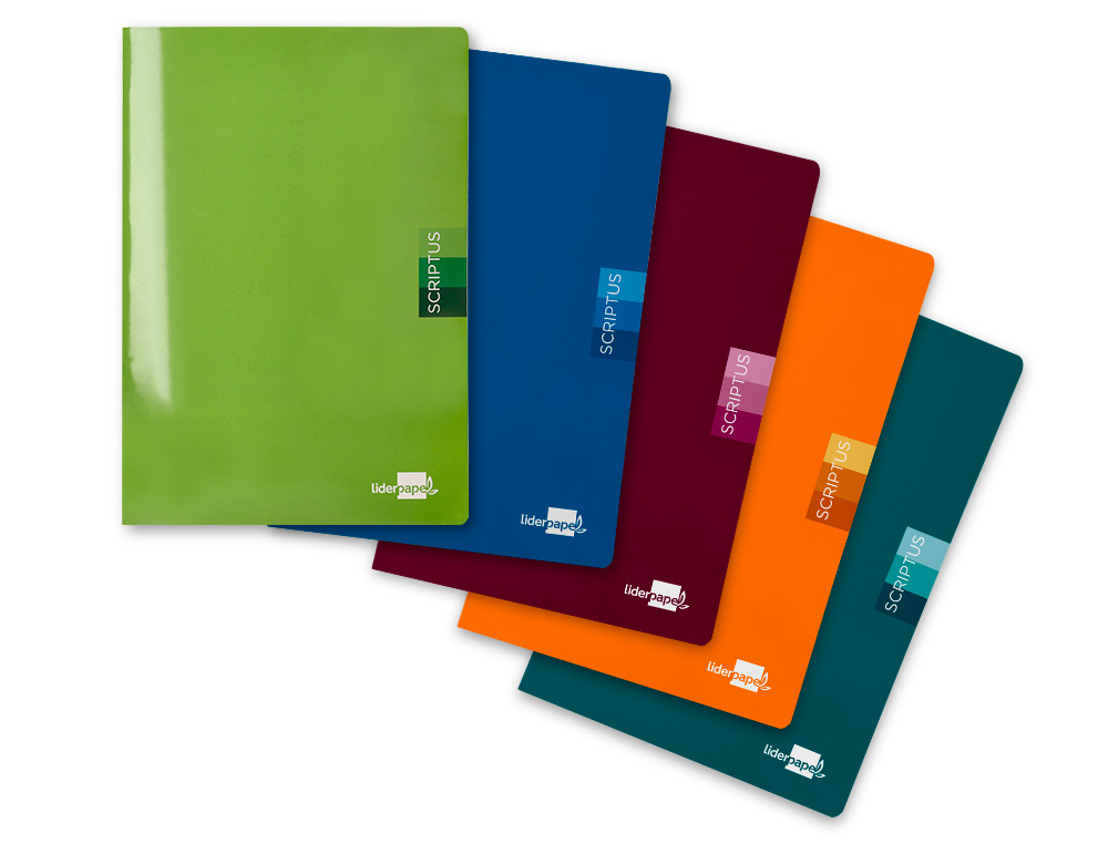 LIBRETA LIDERPAPEL SCRIPTUS A4 48 HOJAS 90G/M2 PAUTA 4 3.5MM CON MARGEN