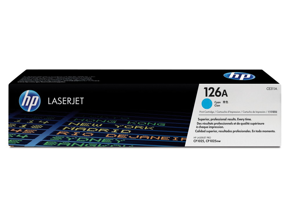 TONER HP LASERJET CP1025 MFP M175A CE311A CIAN -1000 PAG-