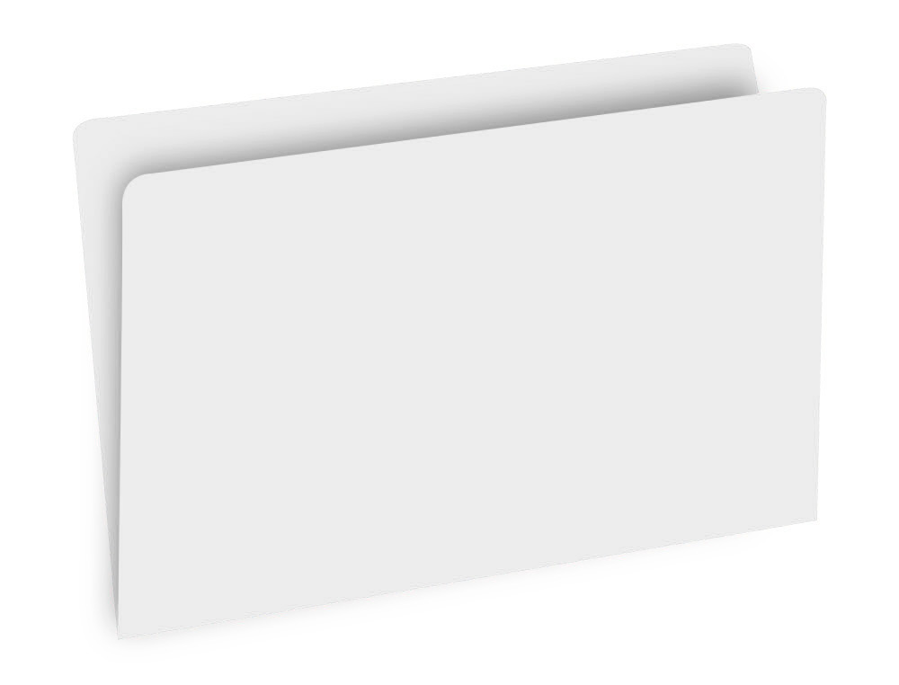 SUBCARPETA CARTULINA GIO DIN A4 BLANCA 180 G/M2