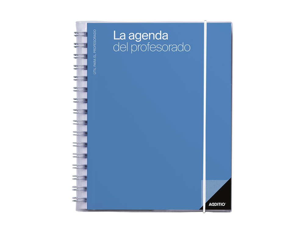 AGENDA DEL PROFESORADO ADDITIO PLAN MENSUAL SEMANA VISTA EVALUACION Y PAGINAS ANOTACION16,5X21,5 CM COLORES SURTIDOS