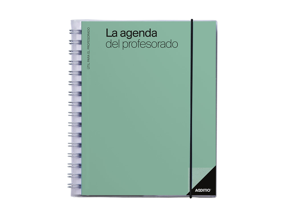 AGENDA DEL PROFESORADO ADDITIO PLAN MENSUAL SEMANA VISTA EVALUACION Y PAGINAS ANOTACION16,5X21,5 CM COLORES SURTIDOS