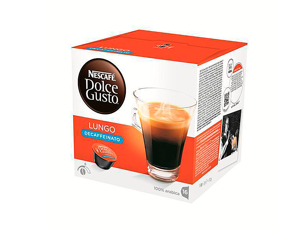 CAFE DOLCE GUSTO CAFE ESPRESSO INTENSO MONODOSIS CAJA DE 16 UNIDADES