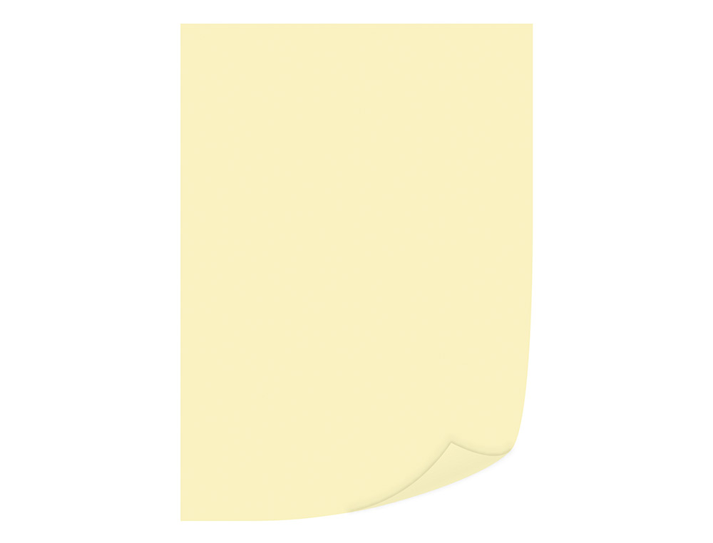 PAPEL COLOR Q-CONNECT DIN A4 80GR AMARILLO PAQUETE DE 500 HOJAS