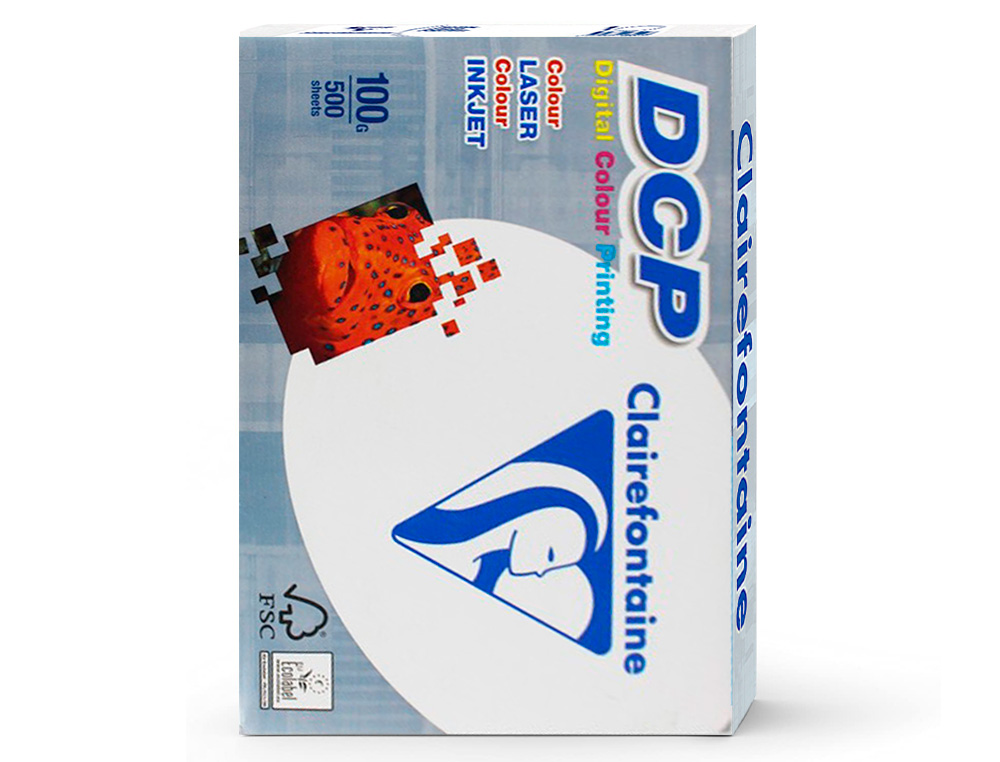 PAPEL FOTOCOPIADORA CLAIREFONTAINE DIN A4 100 GRAMOS PAQUETE DE 500 HOJAS