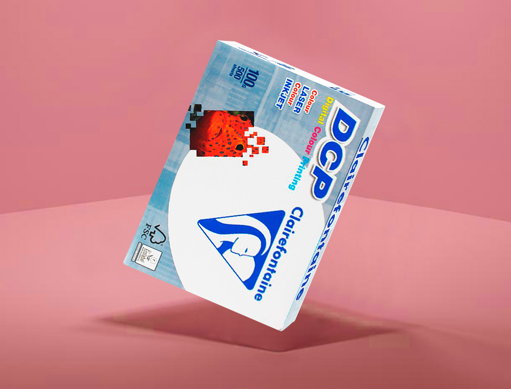 PAPEL FOTOCOPIADORA CLAIREFONTAINE DIN A4 100 GRAMOS PAQUETE DE 500 HOJAS