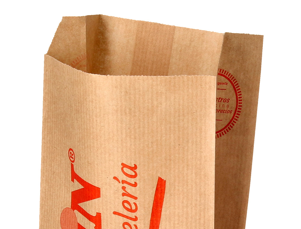 SOBRE KRAFT VERJURADO CARLIN 10X25+6 CM 50 GR CAJA DE 2500 UNIDADES