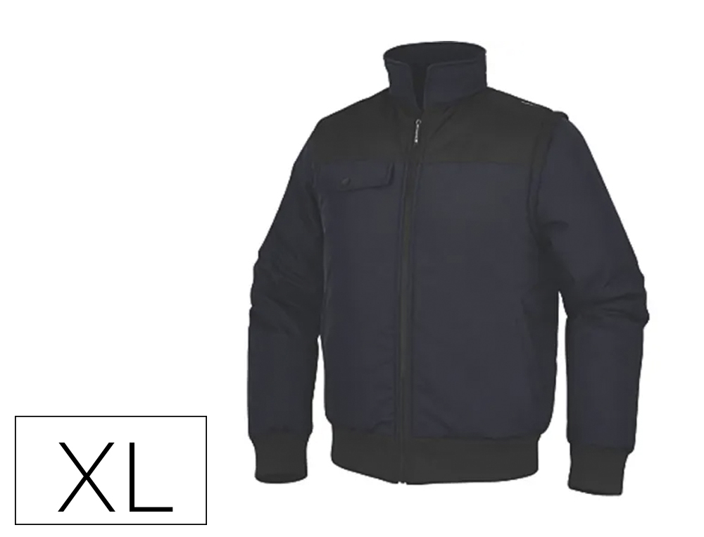 CHALECO DELTAPLUS MULTIBOLSILLOS CON CREMALLERA Y MANGAS DESMONTABLES 80% POLIESTER 20% ALGODON TALLA