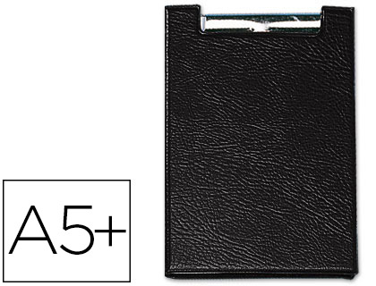 CARPETA SARO PLASTICO CON PINZA CUARTO COLOR NEGRO