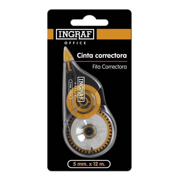 CORRECTOR INGRAF CINTA 5MM. X 12 MTS.