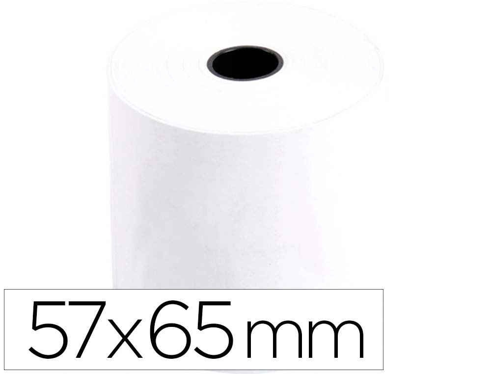 ROLLO PAPEL ELECTRA 57x65 BLANCO CALCULADORA