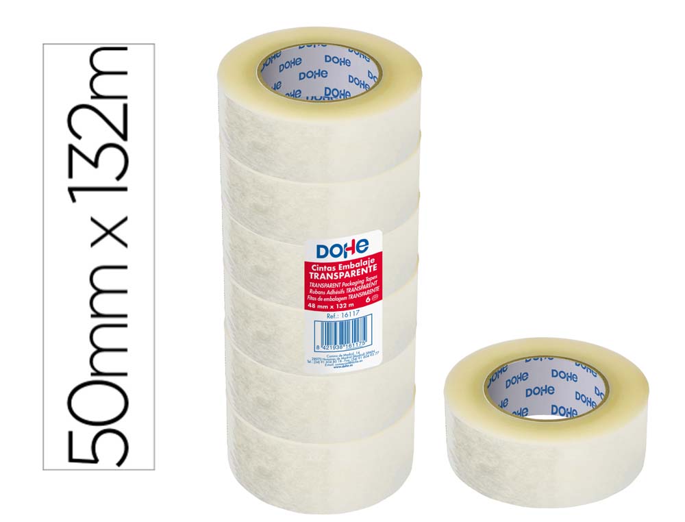 PRECINTO TRANSPARENTE 132x48 DOHE / 3M