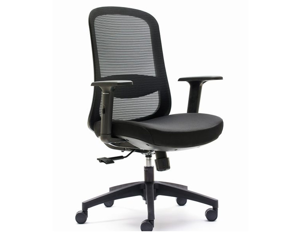 SILLA LIMA RESPALDO MALLA CON BRAZOS REGULABLES
