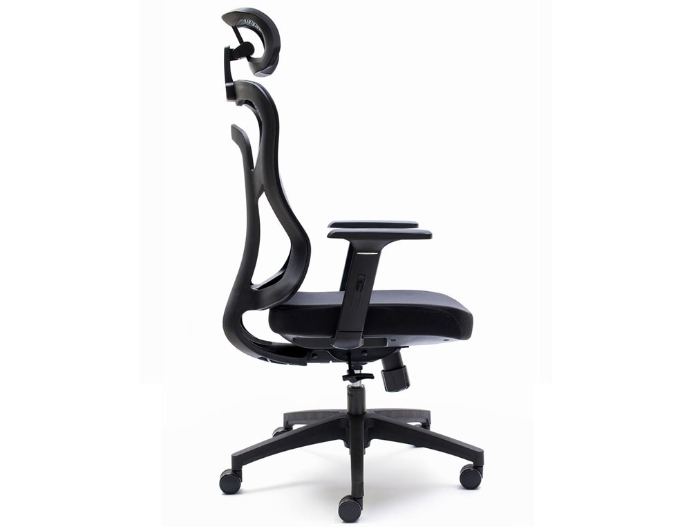 SILLA CALI RESPALDO MALLA CON BRAZOS REGULABLES