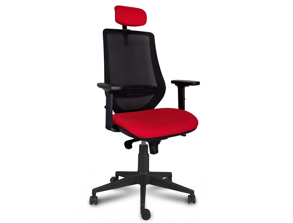 SILLA ODIN RESPALDO MALLA CON CABEZAL SIN BRAZOS